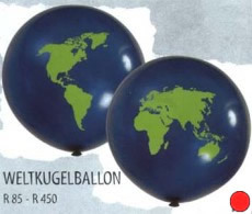 Cz&F Motiv-Riesenballon R350 WELTKUGEL