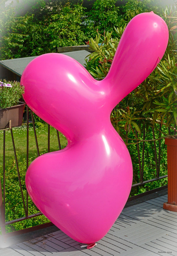 BWS Riesen-Figurenballon Ente - 120cm hoch