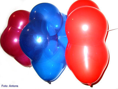 Qualatex Luftballon Geo-Blossom 16"