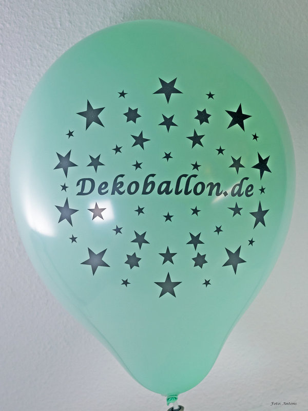 Motiv-Ballon Dekoballon.de 18" in Macaron-Farben