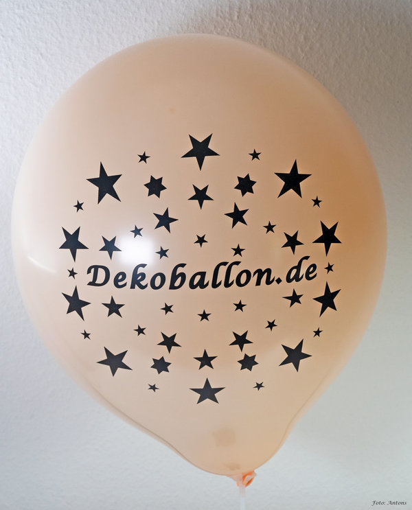 Motiv-Ballon Dekoballon.de 18" in Macaron-Farben